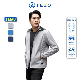 Áo gió nam 2 lớp Tezo khoác gió nam chống gió chứ nước thiết kế lớp lót lưới 23AG2T010
