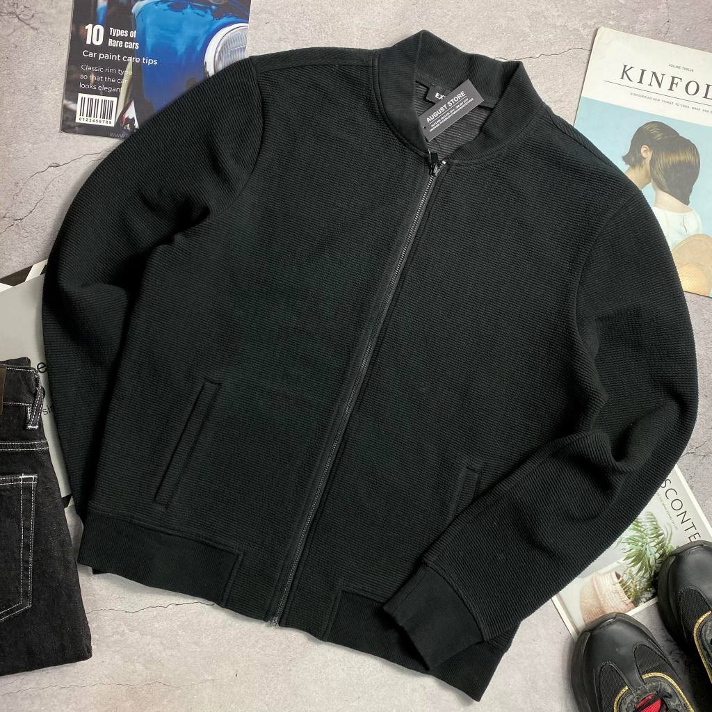 Áo khoác bomber Ex.press chất liệu nỉ 1 lớp 8436