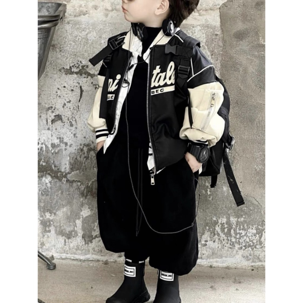 ÁO KHOÁC GIÓ CHO BÉ 2 LỚP THÊU ĐÁP NỔI