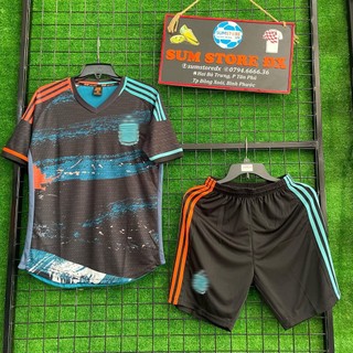 Quần áo bóng đá clb argentina xanh mè hd - áo đấu hot mẫu mới, cực đẹp
