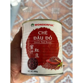 Chè Đậu Đỏ Wonderful Lon 900g