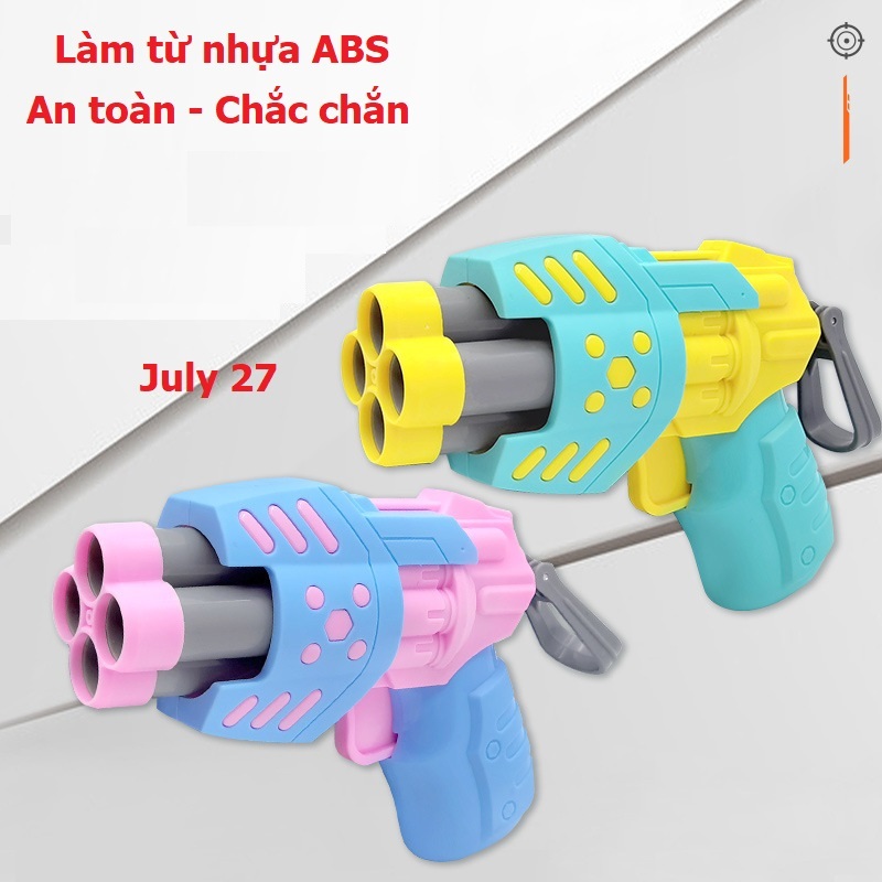 Đồ Chơi Máy Phóng Viên Xốp. Máy 4 Lòng Xoay Tròn. Một Bộ Đồ Chơi Bao Gốm