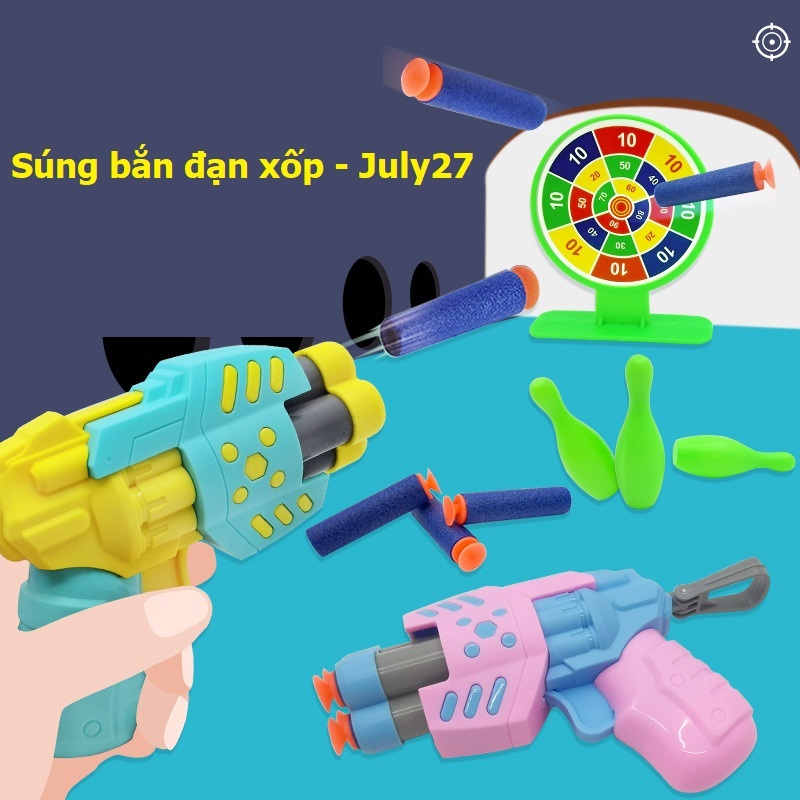 Đồ Chơi Máy Phóng Viên Xốp. Máy 4 Lòng Xoay Tròn. Một Bộ Đồ Chơi Bao Gốm