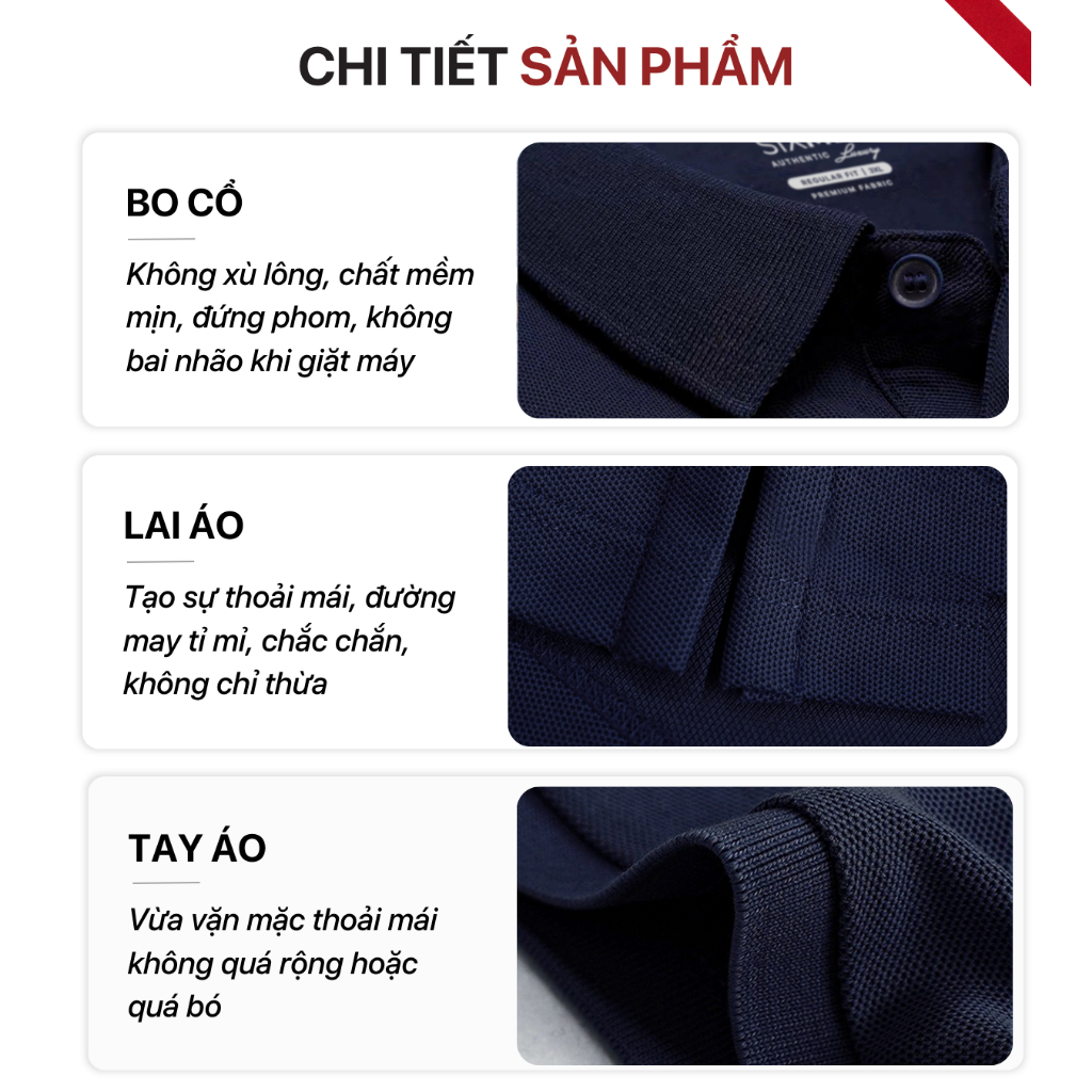 Áo Polo nam trơn Basic cổ bẻ  SIXMEN BASIC vải cá sấu cotton CVC trẻ trung, thanh lịch, sang trọng