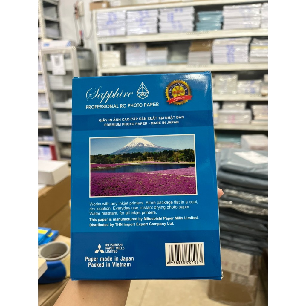 Giấy in Ảnh Sapphire RC Bóng Nhiều Kích Thước