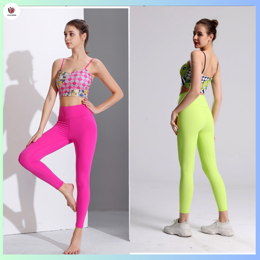 Set Đồ Tập Gym, Yoga, Thể Thao Thun Lạnh Mix Hoạ Tiết Cao Cấp Nhiều Màu Thấm Hút Mồ Hôi Co Dãn Siêu Xinh