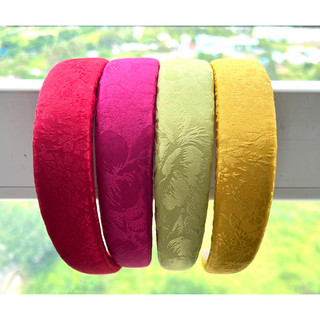 Cài lụa nhiều màu phối cùng áo dài Handmade by Chang