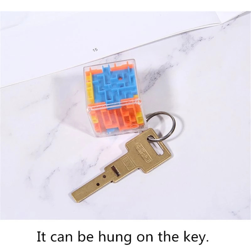 Đồ Chơi Khối Lập Phương Bi Dẫn Mê Cung 3D Trong Suốt Giúp Giảm Căng Thẳng