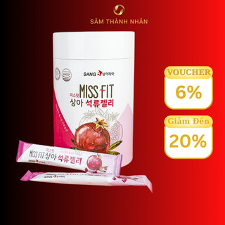 Thạch lựu collagen sanga miss fit hàn quốc hộp 30 gói x 20g