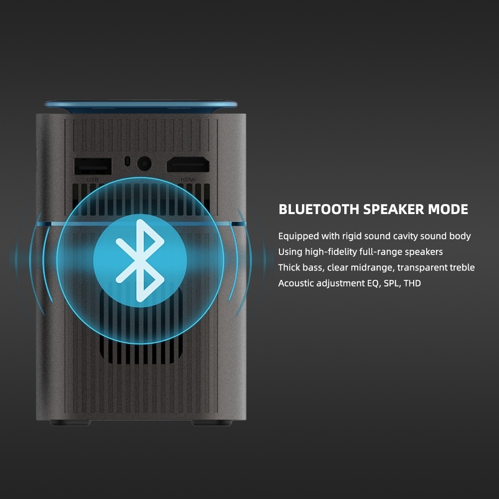 Máy chiếu Nano MỚI 9000Lumens ⭐ Máy chiếu Ultra HD 4K 1080P Văn phòng tại nhà Màn hình LCD thông minh LED Máy chiếu mini