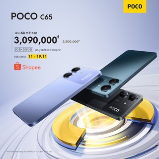 Điện thoại thông minh POCO C65 | 6.71" IPS LCD HD+| Helio G95| 5000mAh