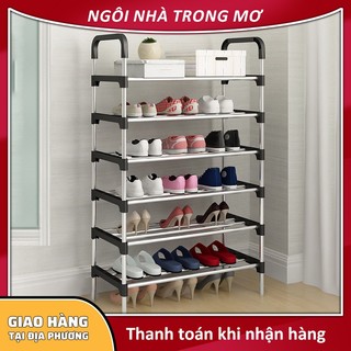Kệ Để Giày Dép Nhiều Tầng Tiện Lợi, Khung Kim Loại  Được Sơn Tĩnh Điện Chắc Chắn Bền Bỉ, Dễ Dàng Lắp Đặt