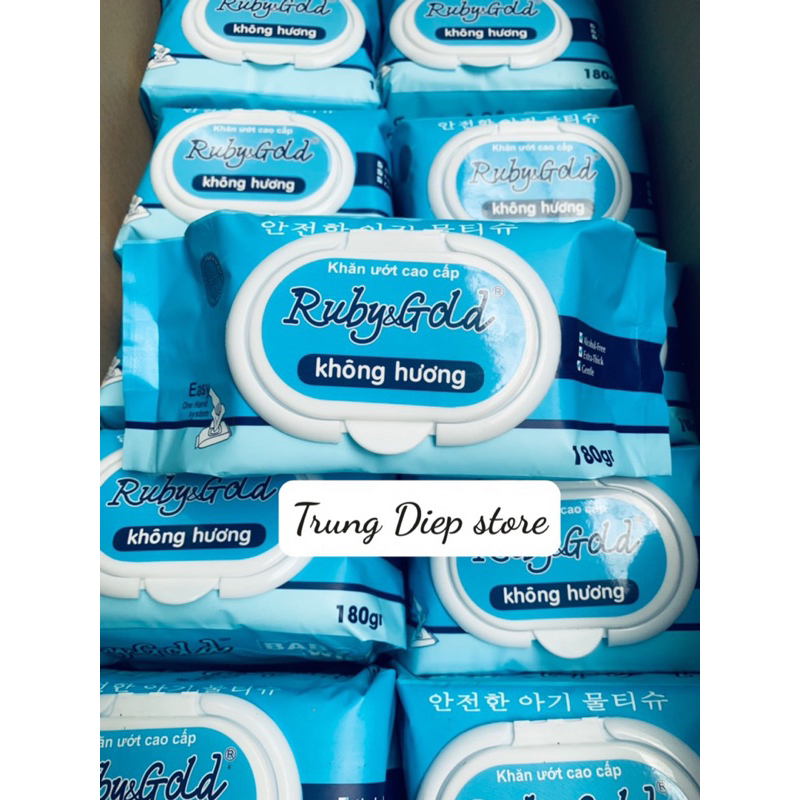 Khăn ướt Ruby&Gold không hương Gia Nguyễn
