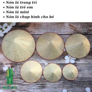 Nón lá trang trí nón lá trẻ em,nón lá tập múa...