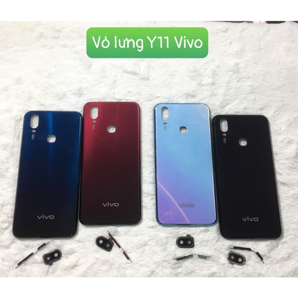 Nắp lưng Y11 Vivo (Kèm phím, kính camera)