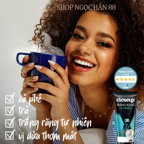 Kem đánh răng Closeup bạc hà/Băng Tuyết/ Detox Trắng Răng Than Hoạt Tính- Tuýp 180g