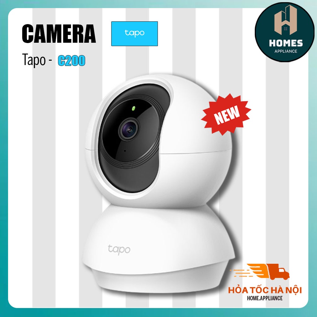 Camera Wifi TP-Link Tapo C200 | Camera Tapo Full HD Quay Quét 360 Độ Giám Sát An Ninh