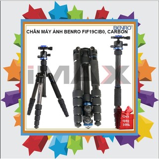 CHÂN MÁY ẢNH BENRO FIF19CIB0, CARBON + QUÀ TẶNG