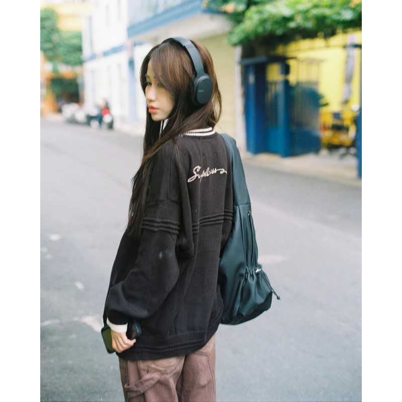 Áo 𝐀𝐓𝐘𝐒® 𝐓𝐖𝐎 𝐁𝐎𝐑𝐃𝐄𝐑𝐒 𝐊𝐍𝐈𝐓 𝐂𝐀𝐑𝐃𝐈𝐆𝐀𝐍