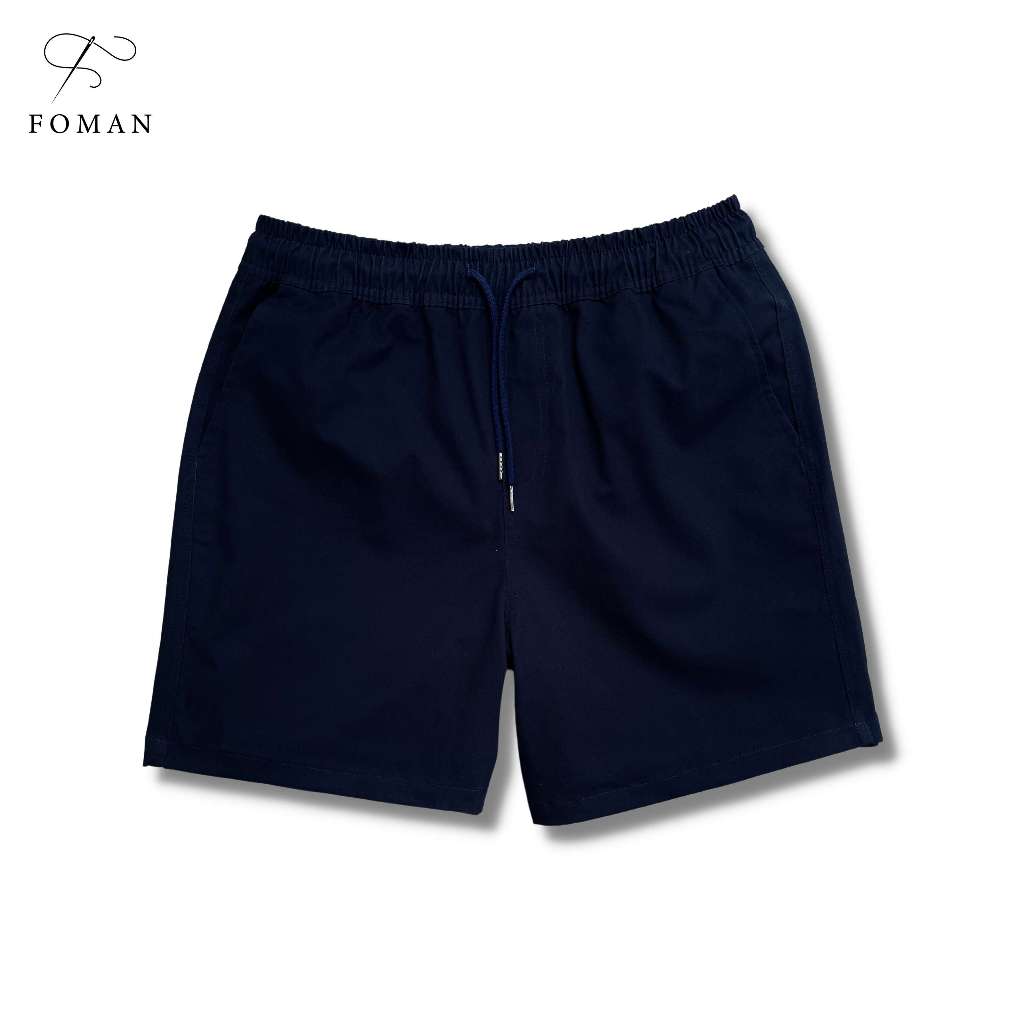 Quần Short Nam FOMAN vải Kaki Nhung Cao cấp co giãn, form dáng trẻ trung, năng động, lịch lãm
