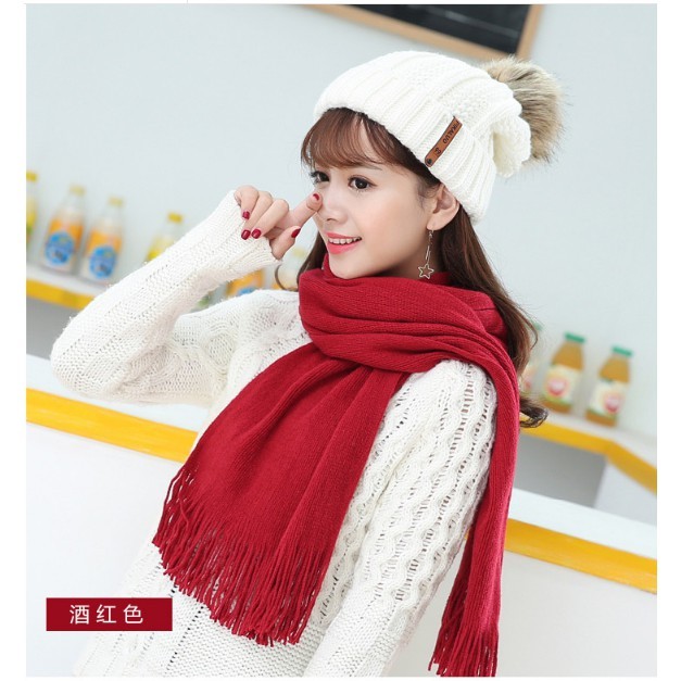 Khăn len nữ cho mùa đông ấm áp 30cmx200cm