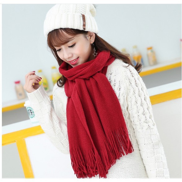 Khăn len nữ cho mùa đông ấm áp 30cmx200cm