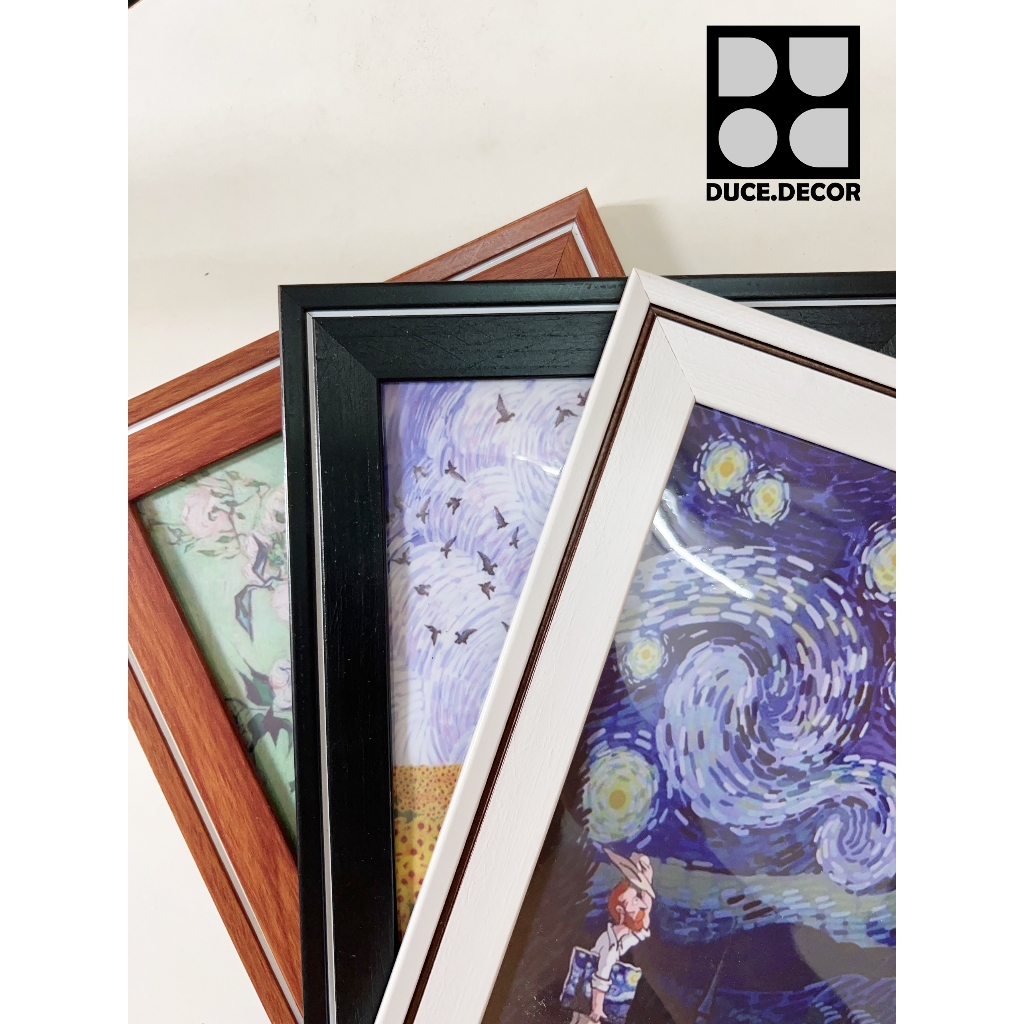 Khung ảnh decor bàn phòng cách hiện đại, tranh có chân chống, mặt mica. tranh Vuoongdecor.