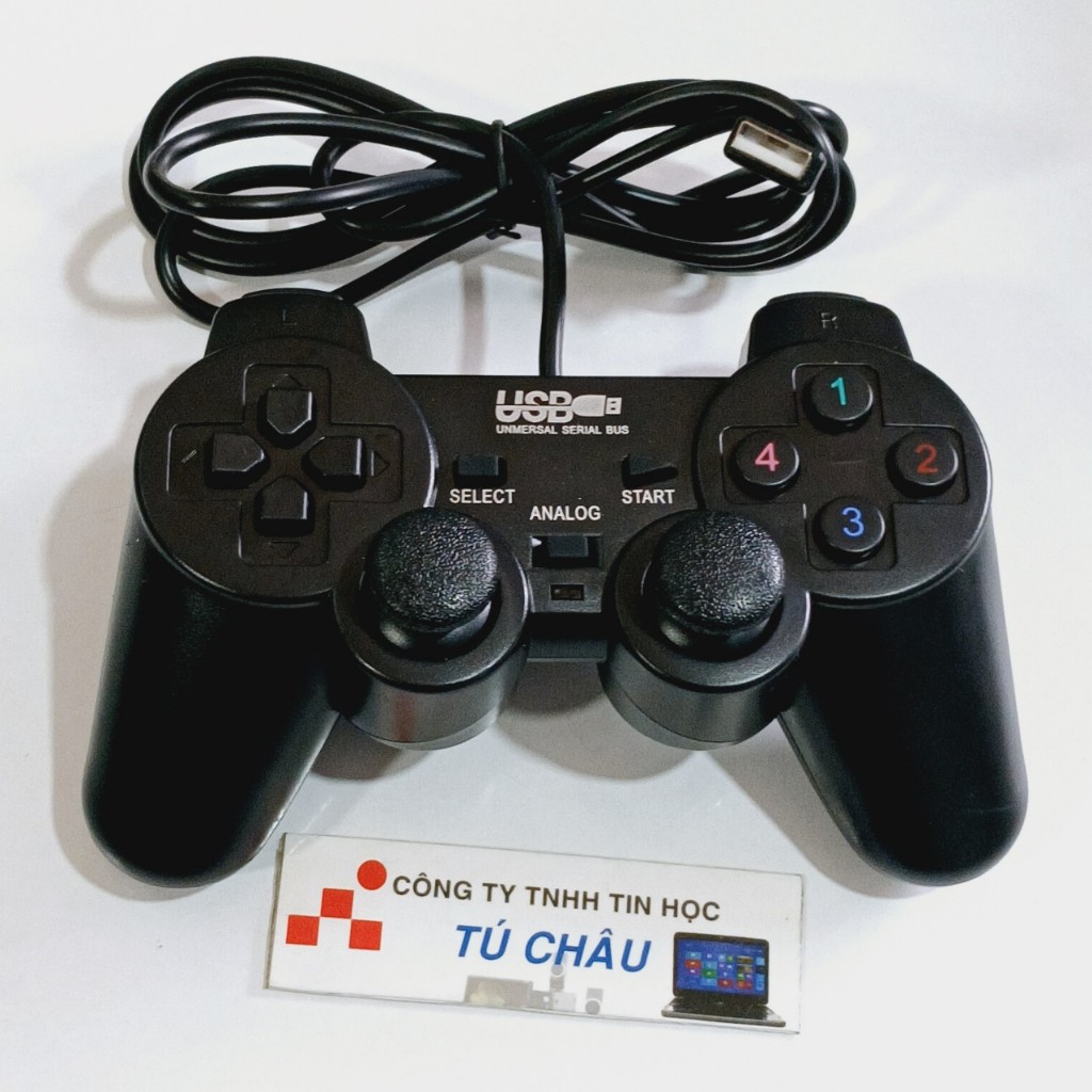 Tay game Đơn Rung EW - 2008 / Chuẩn cắm USB 2.0 (Thiết bị tự nhận)