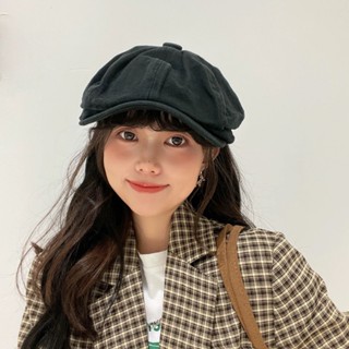 Mũ nồi beret Newsboy Nam nữ unisex Vành ngắn Nón nồi bê rê Phong cách Cổ điển Vintage Thời trang