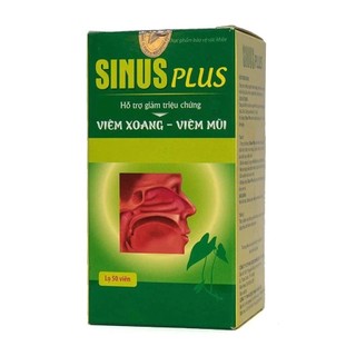 Viên Uống Viêm Xoang Sinus Plus Giúp Thông Mũi, Thông Xoang, Giảm Đau Nhức, Nghẹt Mũi