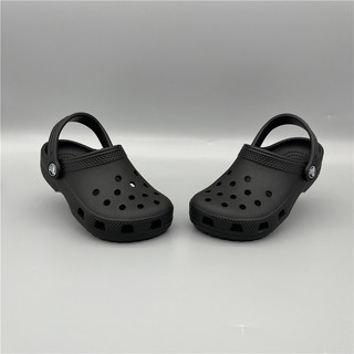 Dép sục nhựa đi mưa chống hôi chân crocs band classic trẻ em màu đen