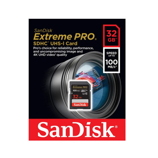Thẻ nhớ Máy Ảnh SDHC SanDisk Extreme Pro 633x 32GB Class 10 UHS-I U3 đọc 100MB/s ghi 90MB/s (Đen)