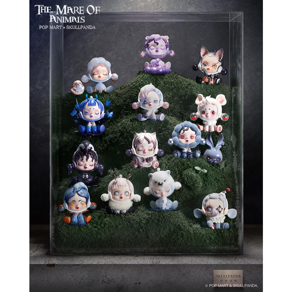 Mô hình đồ chơi Blind box Skull Panda The Mare of Animals Series