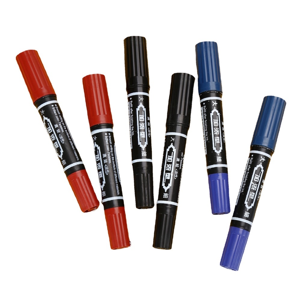 Bút lông dầu 2 đầu - Bút dạ nhanh khô không trôi giá rẻ P0625