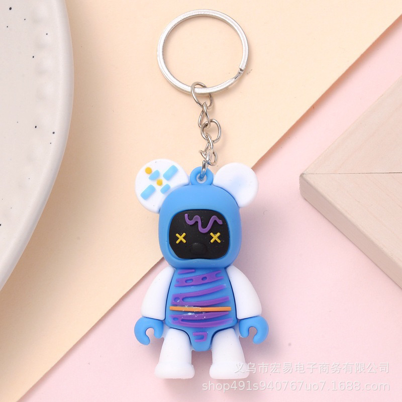 Móc Khoá Gấu Sắc Màu Đáng Yêu