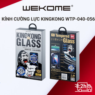  Kính Cường Lực KingKong WEKOME Chính Hãng Full MÀN Chống Vỡ Viền cho 8Plus/X/XsMax/11ProMax/12ProMax
