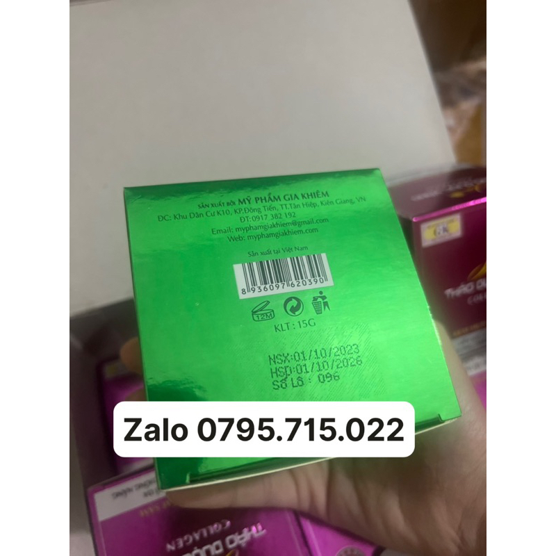 KEM THẢO DƯỢC VÀNG COLLAGEN LÀM MỜ VẾT NHĂN 15g