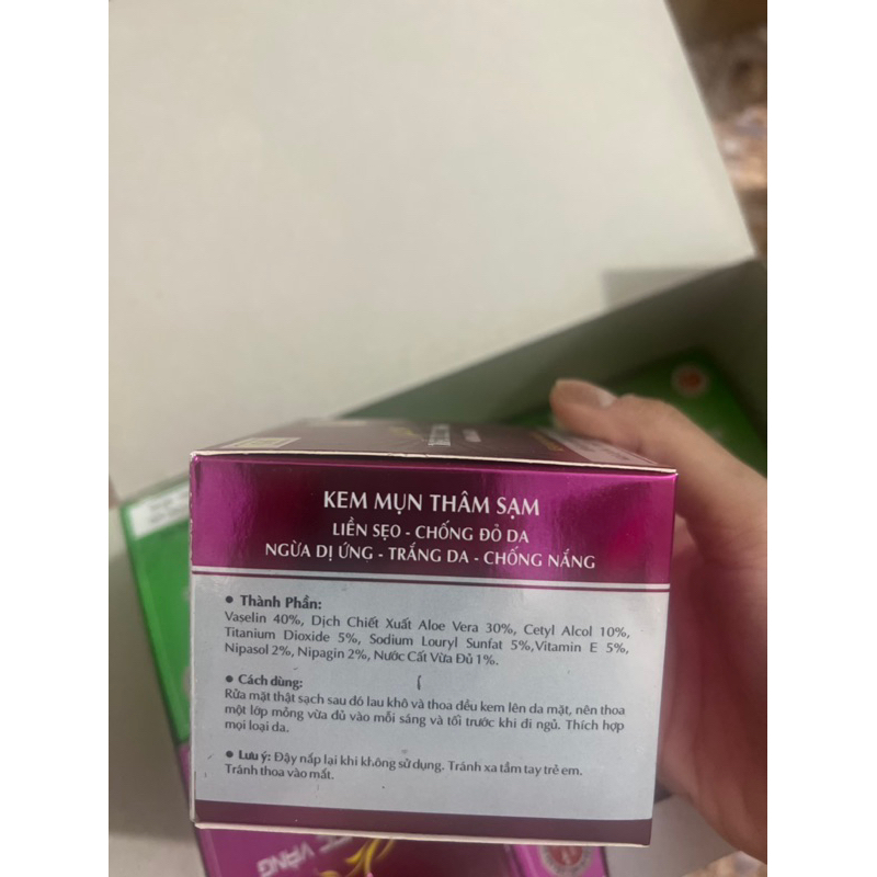 KEM MỤN THÂM SẠM THẢO DƯỢC VÀNG COLLAGEN 15g