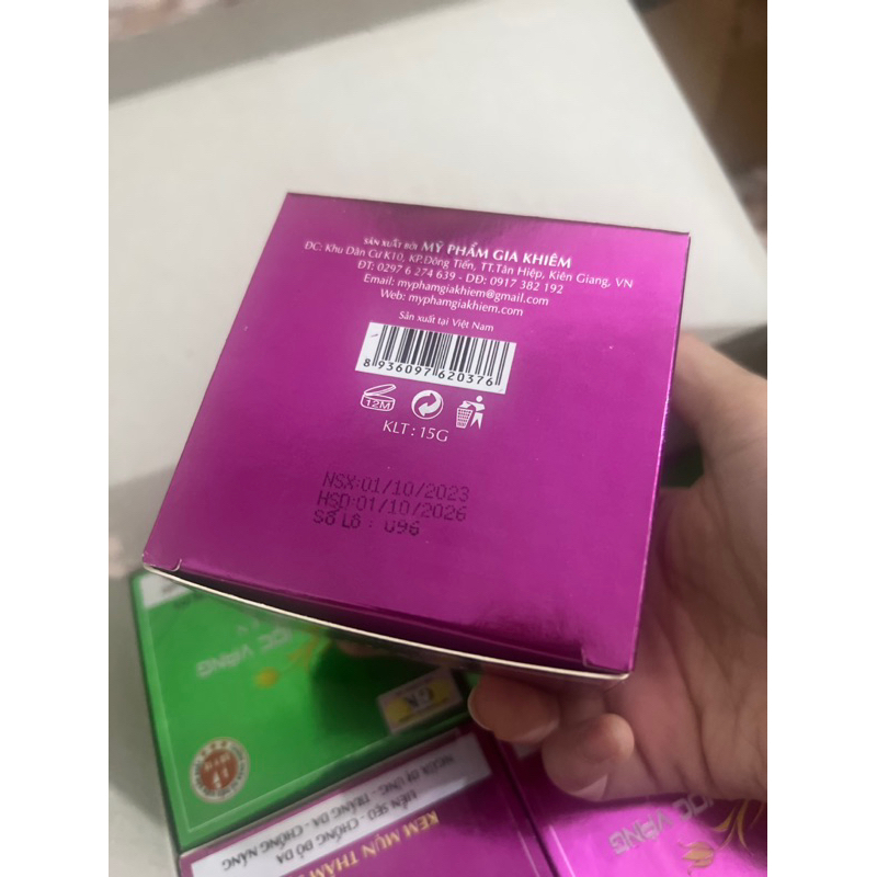 KEM MỤN THÂM SẠM THẢO DƯỢC VÀNG COLLAGEN 15g