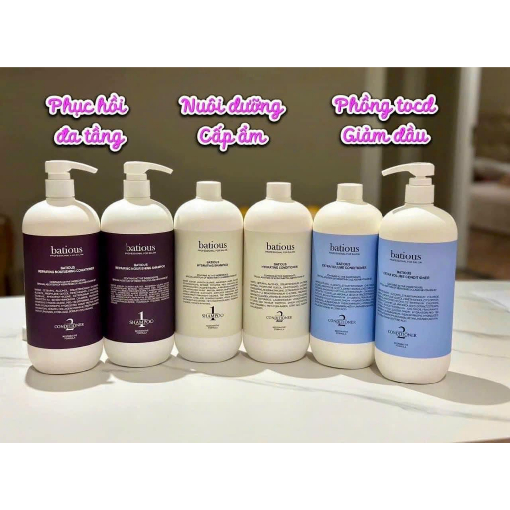 DẦU GỘI XẢ BATIOUS 500ML