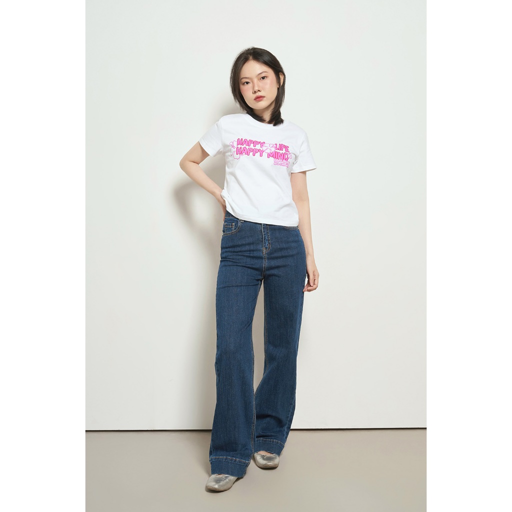 DOTTIE - Quần Jeans Loe Xẻ Lai Nữ - Q0046