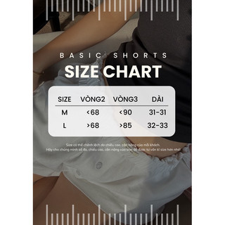 IWEAR • BASIC SHORTS - Quần short nút basic