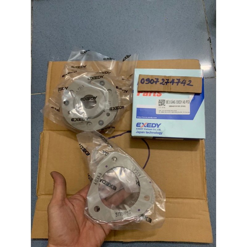 Cặp đế sắt + SHVN/Ab /PCX/Lead/Vario /SH ý/ Dylan/ PS/@ / SH mode zin exedy