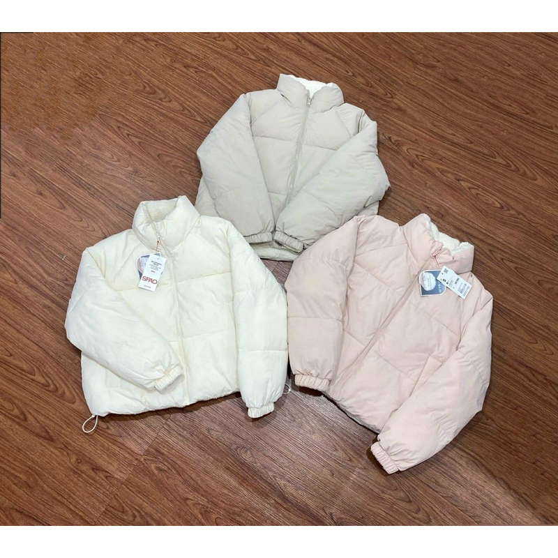 Áo phao lót lông 2 trong 1 Spao - hàng xuất dư xịn