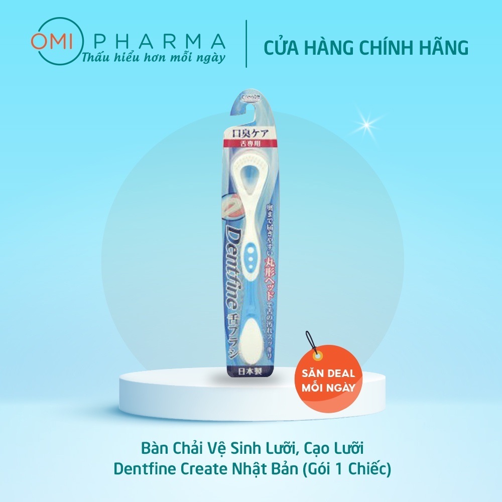 Bàn Chải Vệ Sinh Lưỡi Dentfine S Select Nhật Bản (Gói 1 Chiếc)