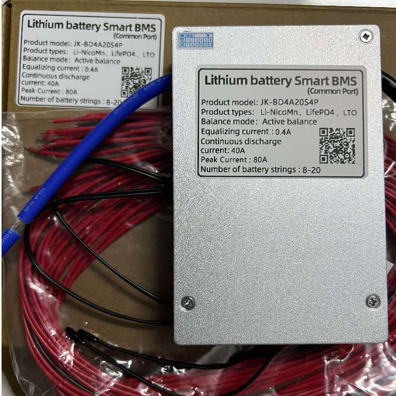 BMS Thông Minh JK, Bluetooth cân bằng chủ động 8S - 17S NCM, LifePO4 Jikong bms 3.2V, 3.7V. Phiên Bản Tiếng Anh
