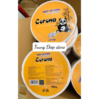 Giá sỉ 1 thùng 20 cuộn giấy vệ sinh 500g cuộn tròn chắc có lõi