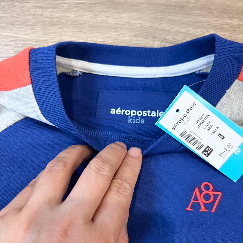 Áo nỉ bé trai chất da cá dư xịn Aeropos