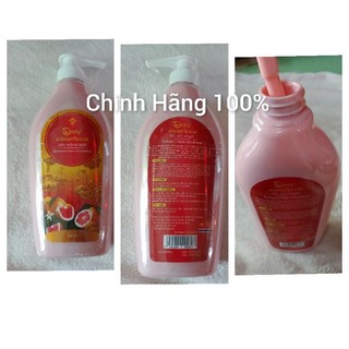 Dầu Gội Bưởi  Hồng Kích Thích Mọc Tóc Ngăn Ngứa Rụng Tóc Thái Lan 650ml