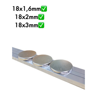 Nam châm đường kính 18mm x 1,6mm - 2mm -3mm